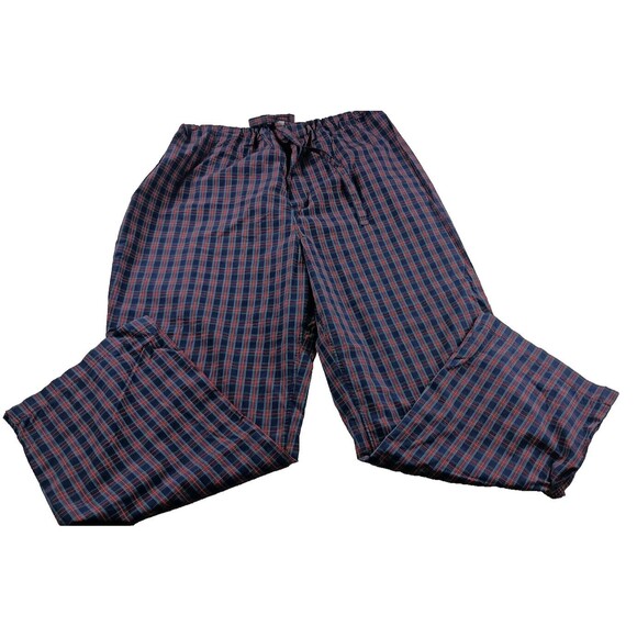 Red Plaid Flannel Mens Pajama Lounge Pants Christmas Holiday Size XL Unbranded - Picture 1 of 8